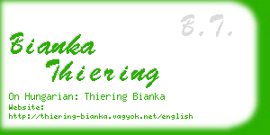 bianka thiering business card